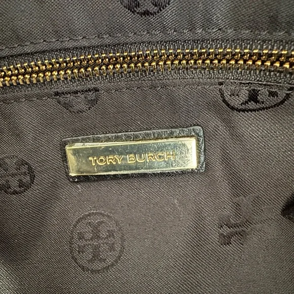 New Tory Burch Black Leather Bag (no tags) - Picture 9 of 12